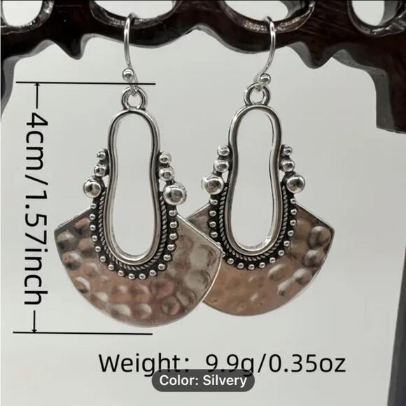 Handmade Bohemian Tribal Earrings - Picture 6 of 6